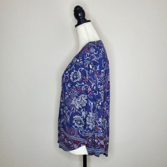Lucky Paisley Print Top Small - Picture 4 of 7